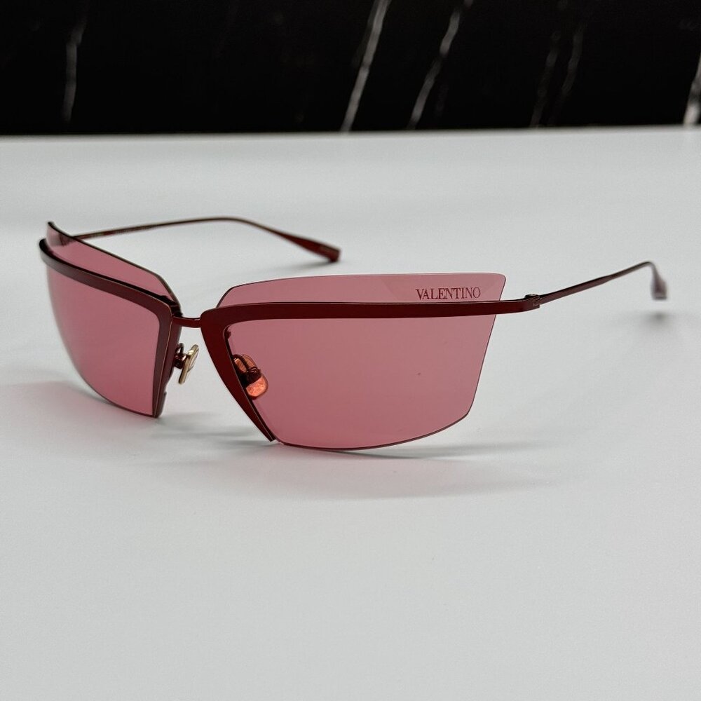 NEW VALENTINO SUNGLASSES RED WOMEN EYEWEAR VALENTINO V-LURE VLS-130B